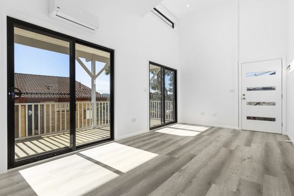 Granny-flat-sydney-living-room-floor-plan-skylights-double-sliding-door-open-design-high-ceilings